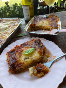 Lasagna Alcachofa y Champiñones