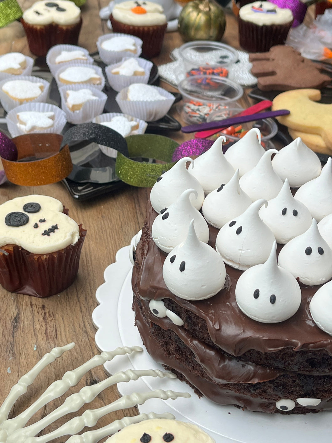 Torta de chocolate Halloween