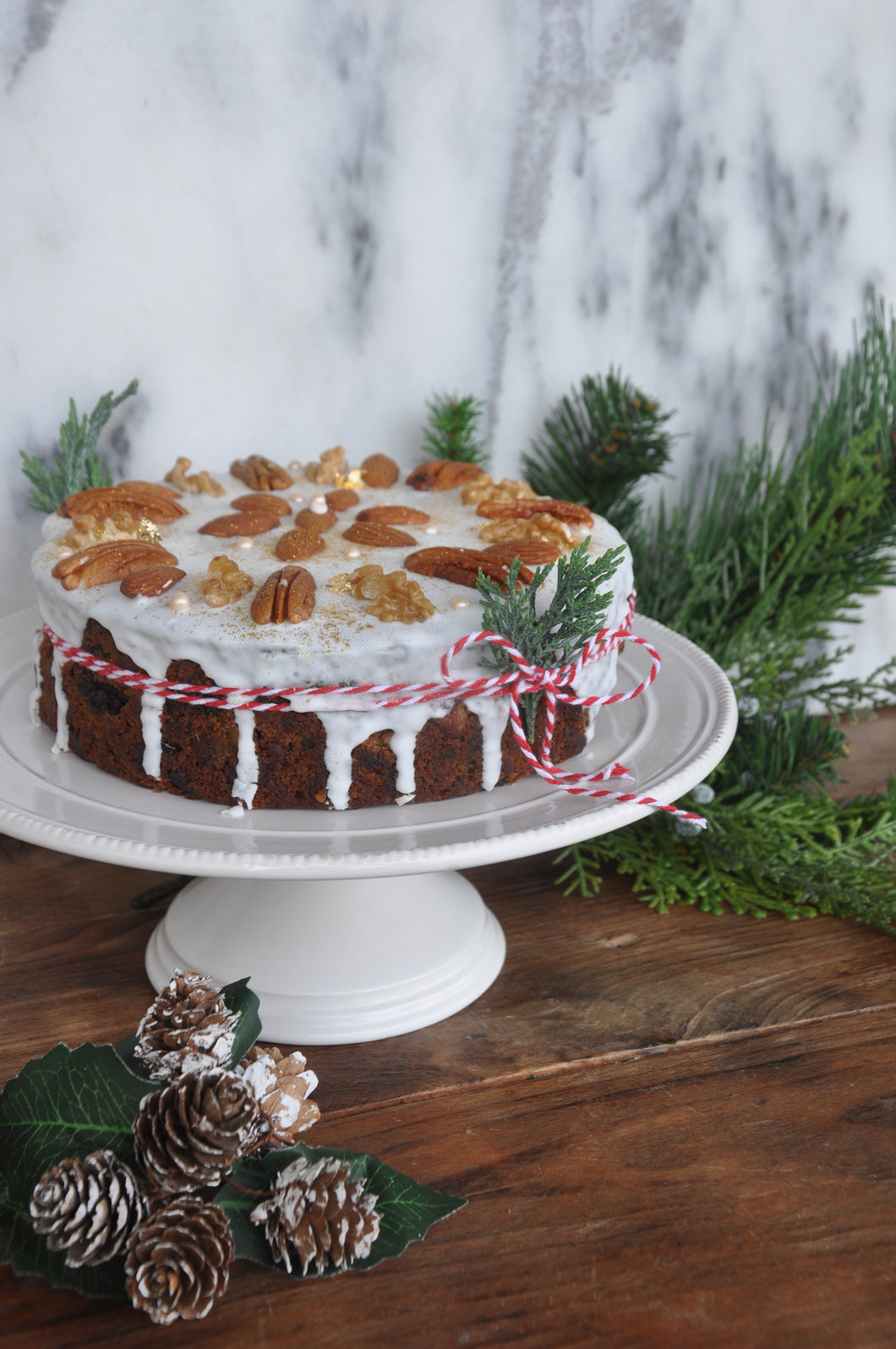 Queque navideño de la mamá de Xime