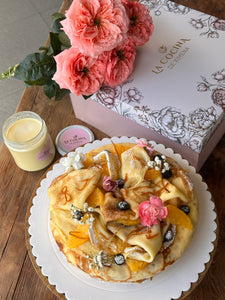 Torta de Crepes a la naranja