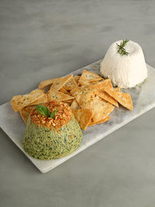 Trio de Quesito Estrella, Paté Verde y Pita Chips