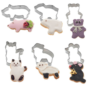 Set de moldes para galletas de Animalitos